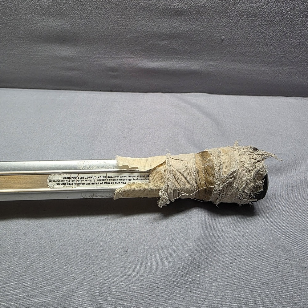 Brine Mens F-10 Powergrip Aluminum Lacrosse Stick 42" Silver White VGC - Picture 13 of 16